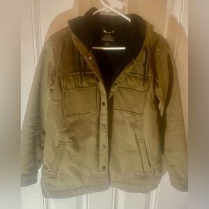 Noble Outfitters Olive Hooded Jacket- practically new.Only worn once.